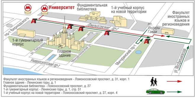 Ленинский проспект схемы выходов