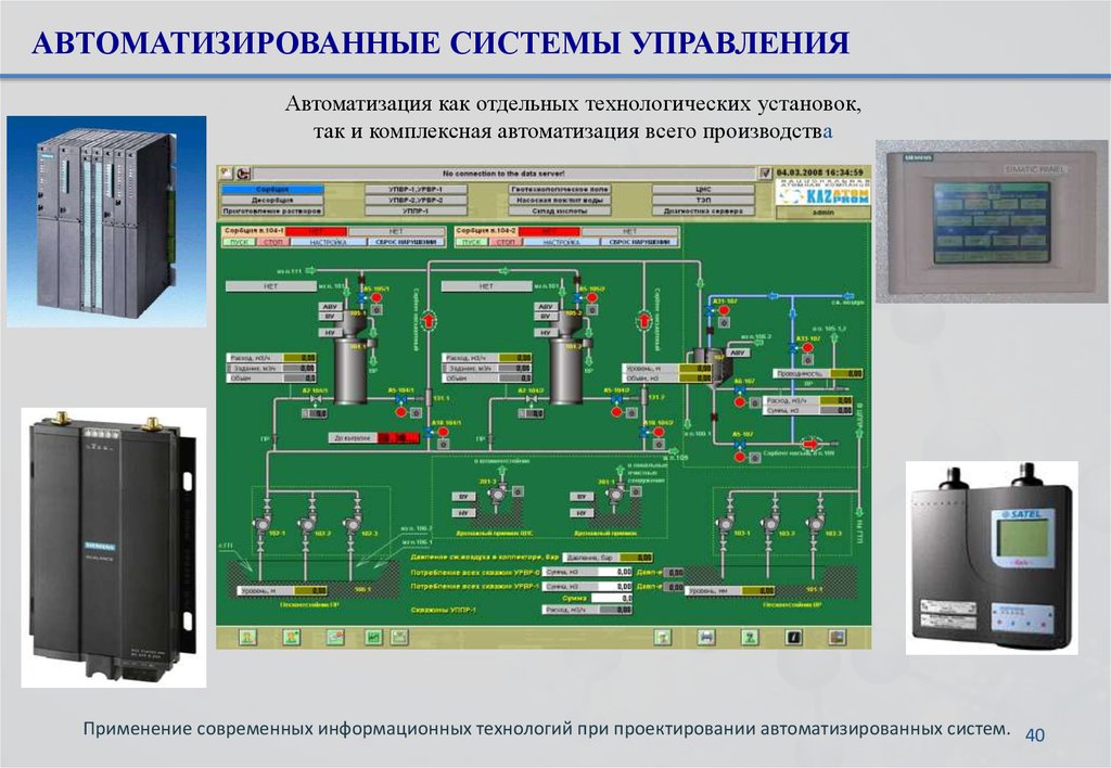 Автоматизированная система управления презентация