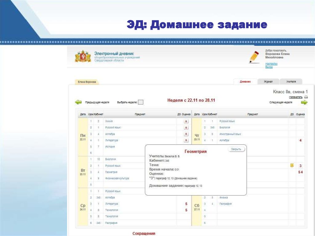 Как тебя подключить к электронному дневнику