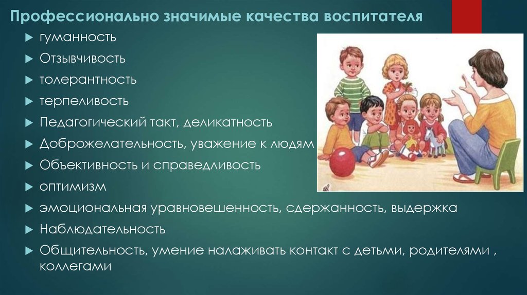 Почему речь воспитателя детского сада должна быть образцом