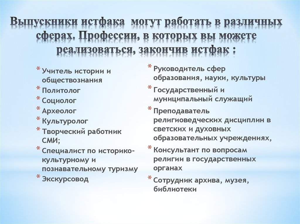 Кем работают после факультета. Специальность история. Исторический Факультет профессии. Профессии после исторического факультета. Историческое образование специальности.