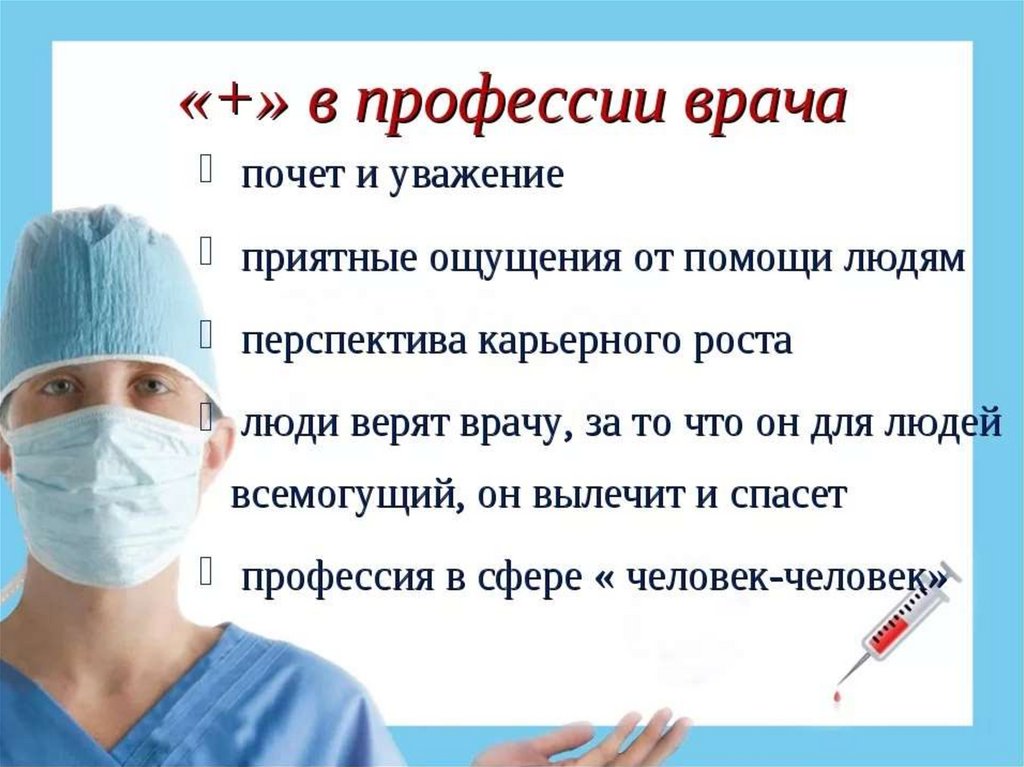 Презентация про работу врача