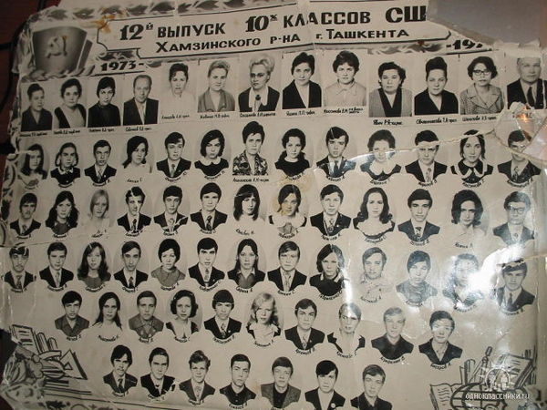 Выпуск 1974 школа