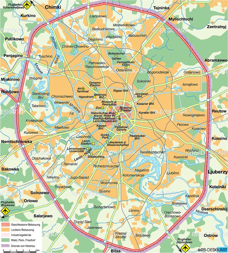 Город москва на карте