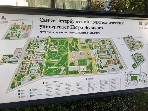 Карта политеха спб