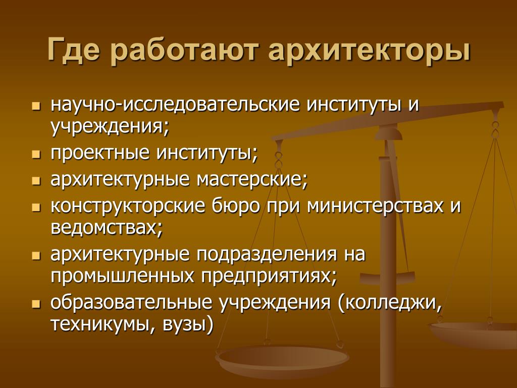 Где работает бывший. Профессия Архитектор презентация. Задачи архитектора. Профессиональные качества архитектора. Где работают Архитекторы.