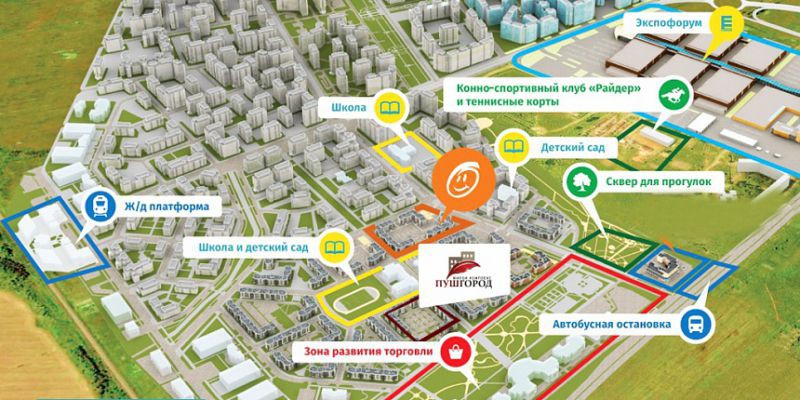 План застройки шушары пулковское отделение