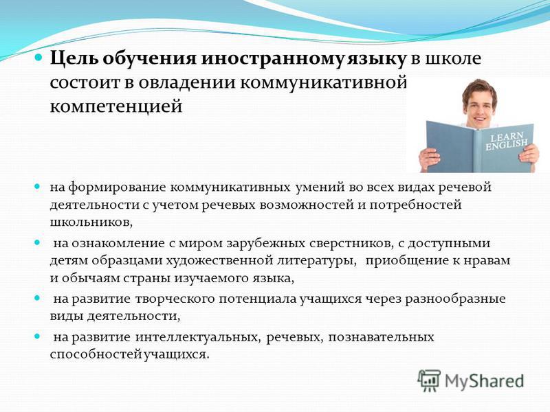 Коммуникативный метод как основа подготовки по иностранному языку в начальной школе проект