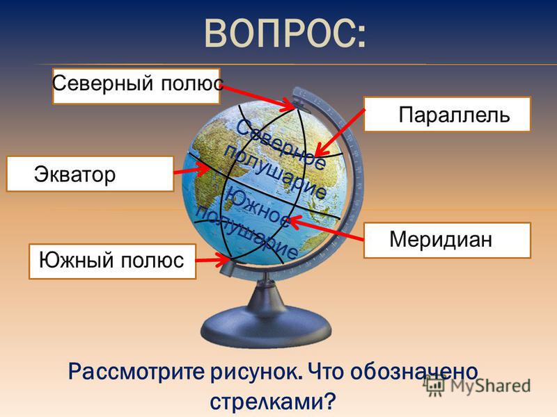 Укажите какой буквой на рисунке обозначены экватор параллель меридиан