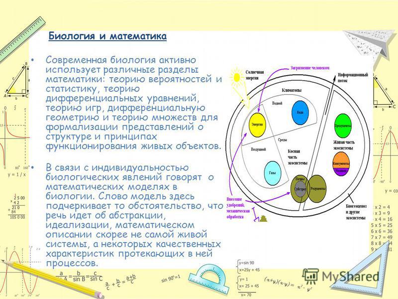 Биология и математика картинки