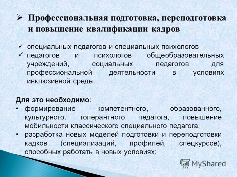 Повышение квалификации презентация