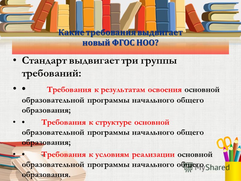 Федеральный государственный образовательный стандарт начального общего образования презентация