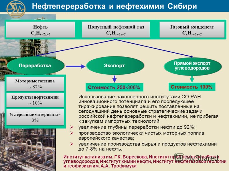 Характеристика нефтехимии