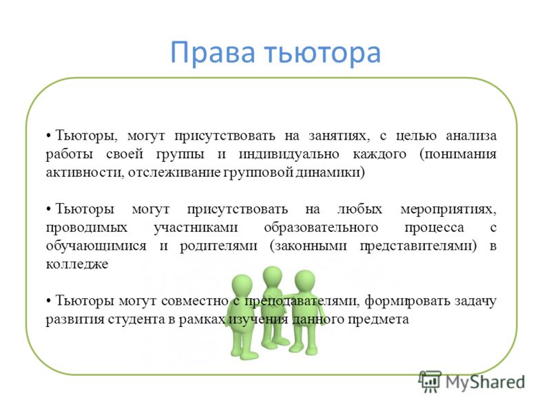 Как называется тьютор помогающий осваивать технологию написания проектов