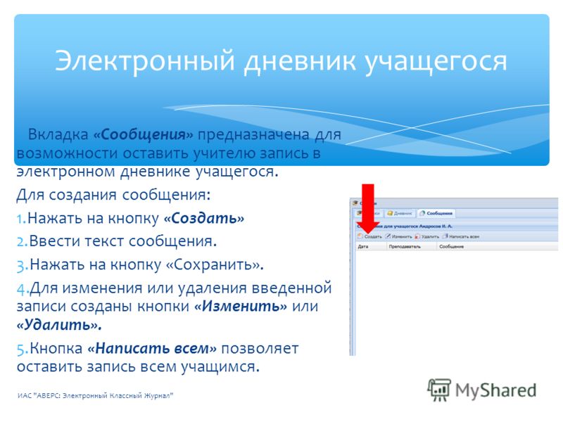 Как скинуть презентацию в электронный дневник