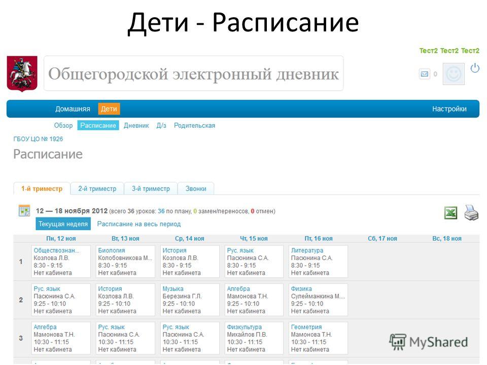 Электронный дневник томск