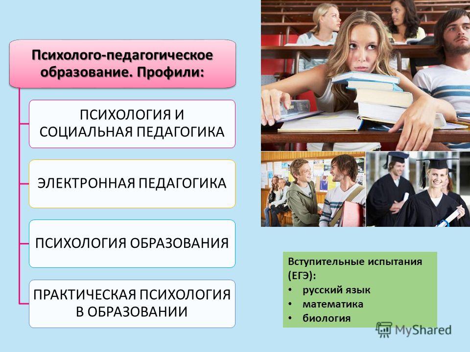 Специализация педагогического образования. Психолого-педагогическое образование. Психология и социальная педагогика. Психология образования. Психолого-педагогическая обра.