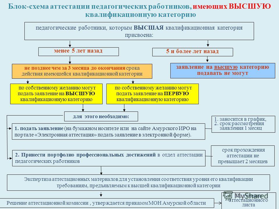 Образец заявления для аттестации на высшую категорию