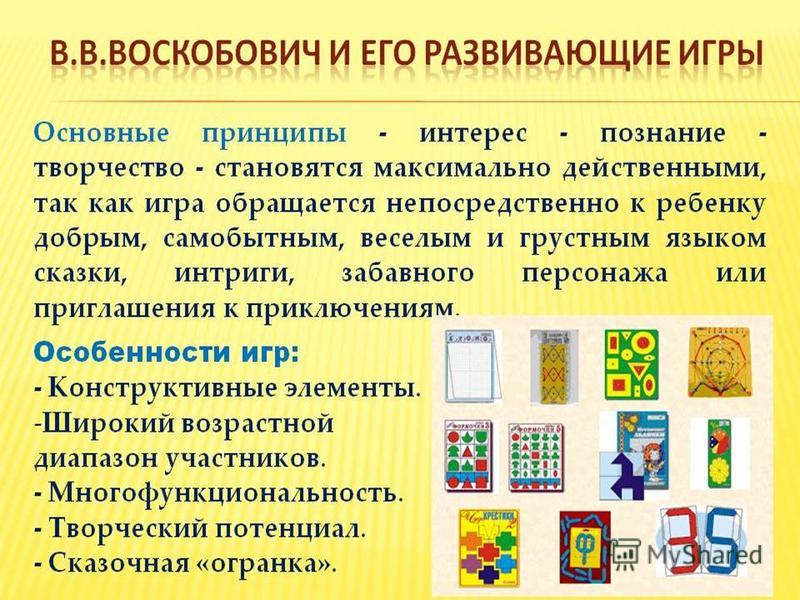 Развивающие игры воскобовича презентация