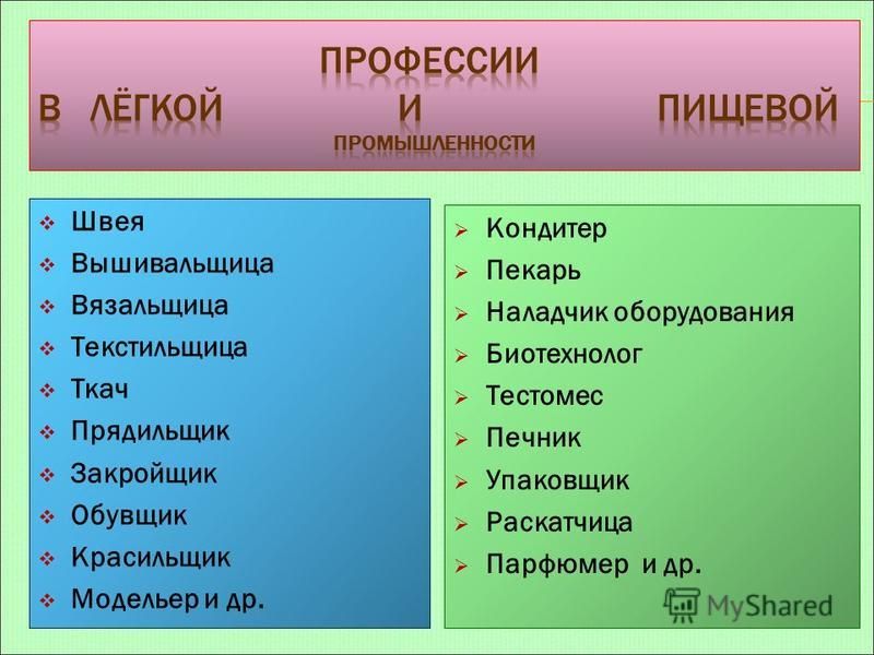 Образец изделия и профессия