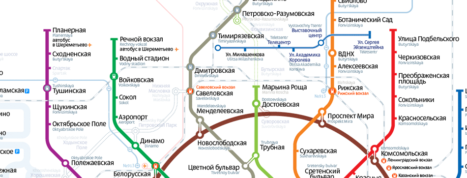 Метро петровско разумовская на схеме