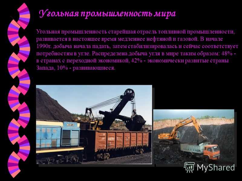Суть угольной промышленности