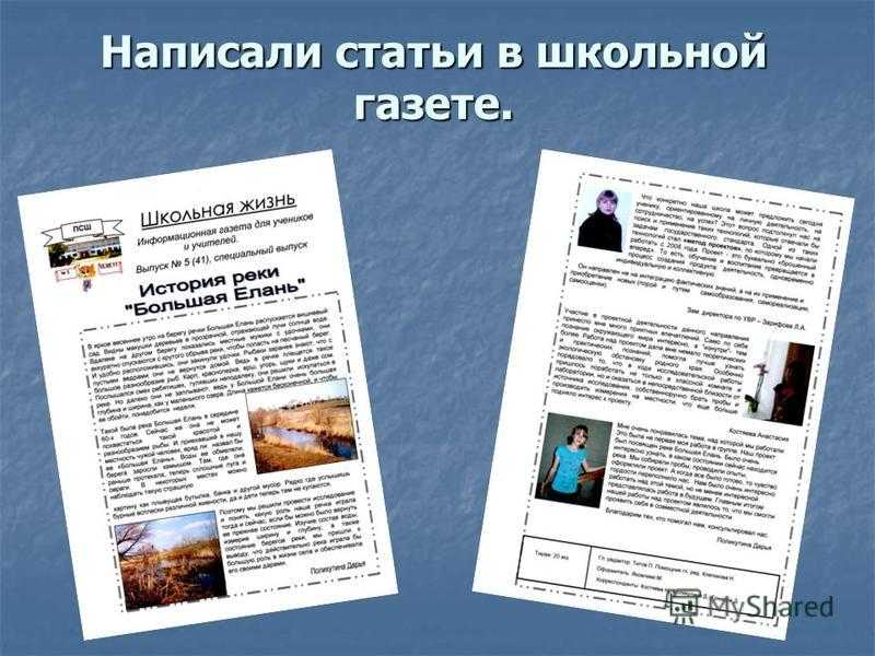 Составляющие газеты