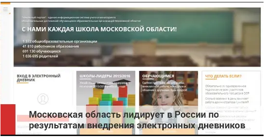 Московская школа электронной журнал