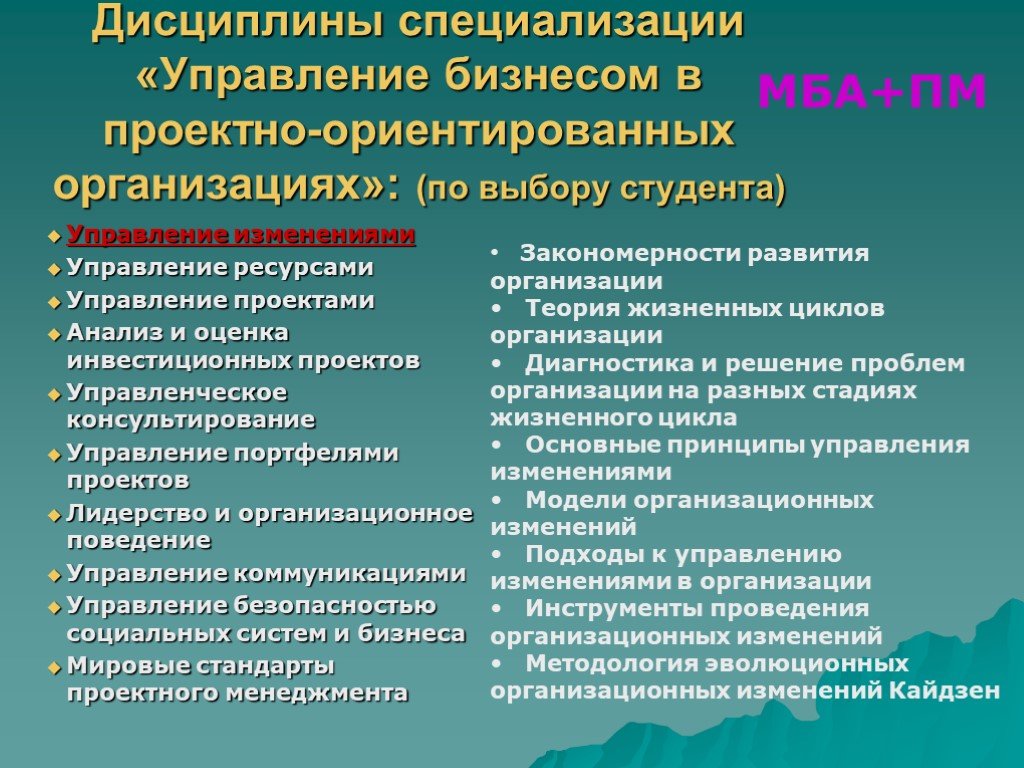 Дисциплина управление изменениями. Менеджмент специальность. Специализация менеджмент организации. Управленческие специальности. Менеджмент организации дисциплины.