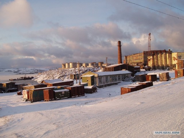 Карта диксон поселок