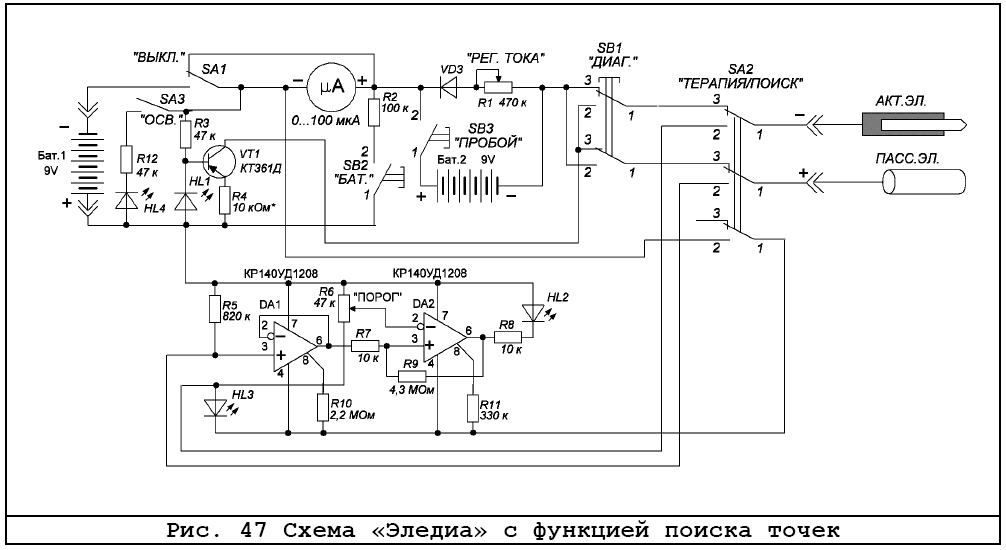 Прибор эледиа схема