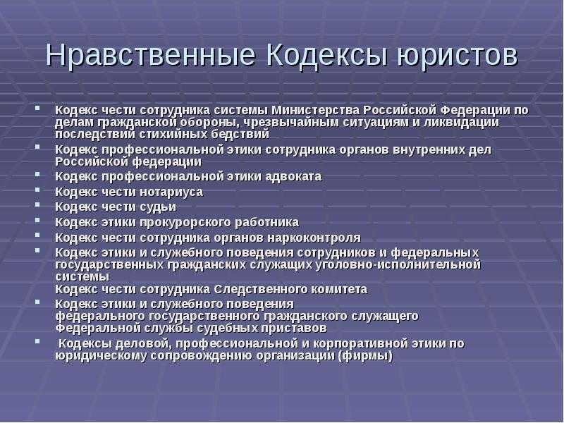 Профессиональная этика прокурора презентация