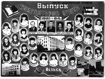 Школы города вельска. Вельский Индустриальный техникум. Вельский коммерческо экономический техникум. Вельск школа 2. Вельский учетно экономический техникум выпуск 1982.