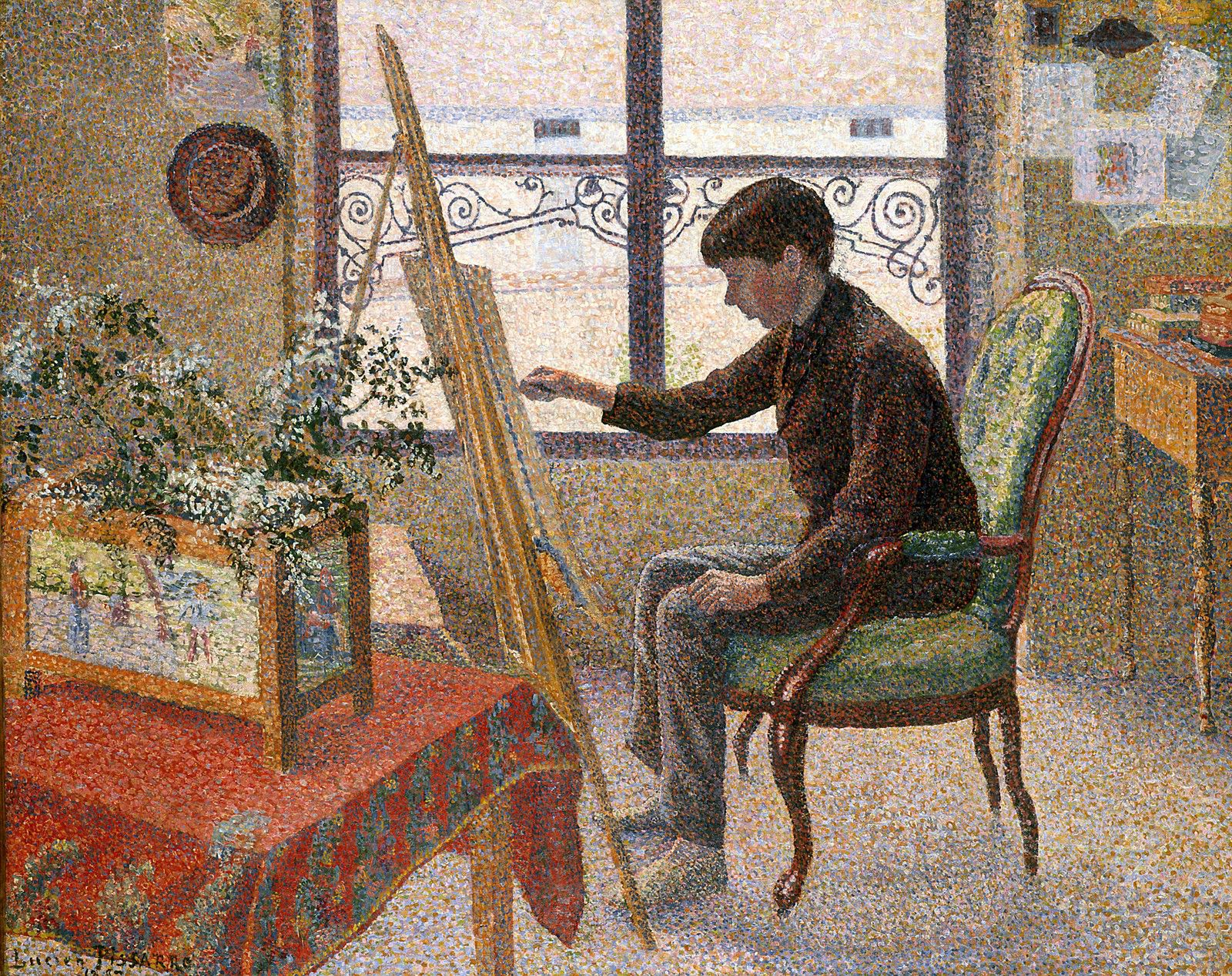 Где рисует художник
