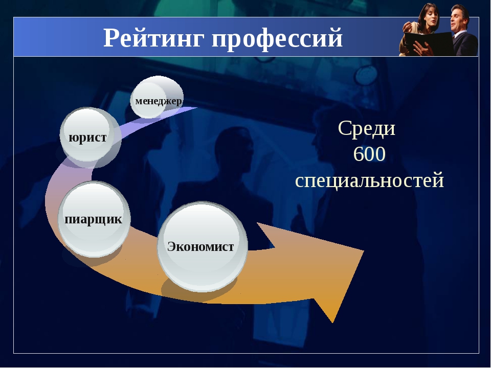 Проект мой профессиональный выбор экономист