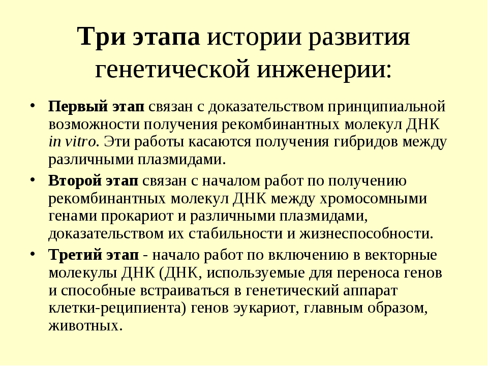 Презентация на тему генная инженерия 10 класс