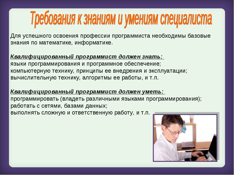 Профессия it специалист презентация