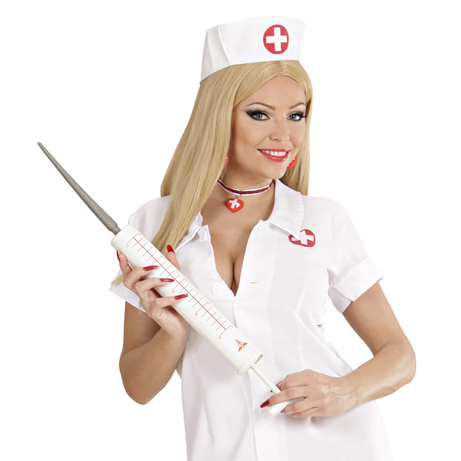 Красивые медсестры с шприцом