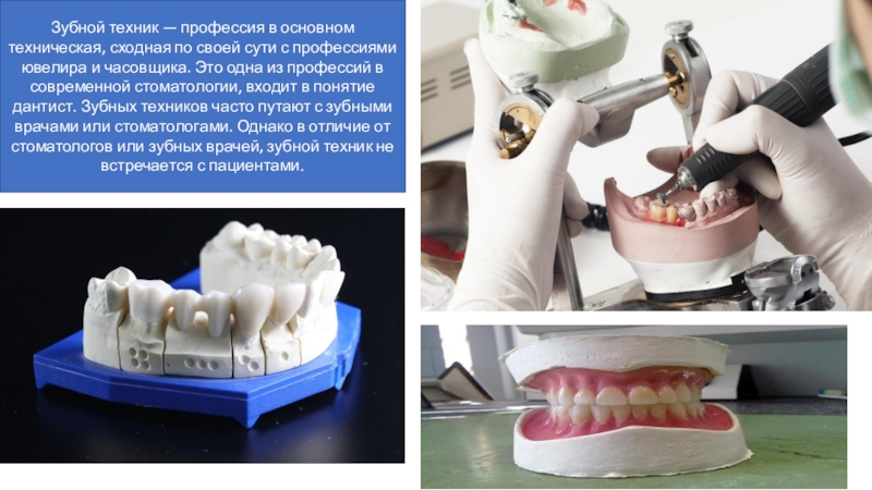 Зубной техник презентация